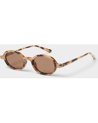 Simon's - Paloma Polarized Oval Sunglasses - Lyst
