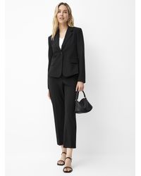 Contemporaine - Touch Of Wool Pleated Pant Fit: Slim Leg, High Rise - Lyst