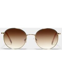 Simon's - Elly Round Sunglasses - Lyst