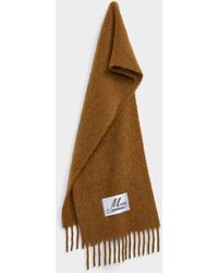 Marni - Signature Label Alpaca Scarf - Lyst