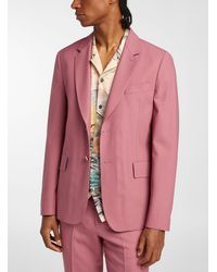 Paul Smith - Pure Wool Pink Jacket - Lyst