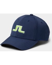 J.Lindeberg - Embroidered Initial Badge Cap - Lyst