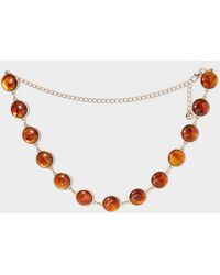 Simon's - Circular Medallion Belt - Lyst