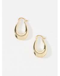Simon's - Shiny Oval Hoops - Lyst