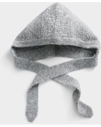 Simon's - Sequined Thready Knit Beanie - Lyst