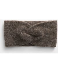 Simon's - Fuzzy Alpaca Knit Headband Exclusive Collection From Italy - Lyst