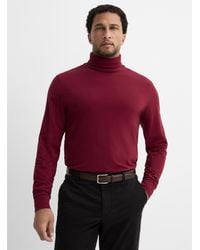 Le 31 - Soft Jersey Turtleneck T - Lyst