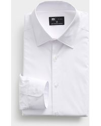 Le 31 - Stretch Solid Shirt Athletic Fit - Lyst