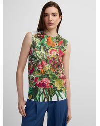 Marni - Floral Sleeveless Top - Lyst