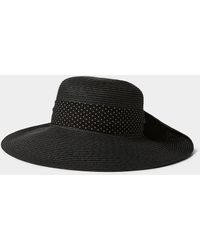 Nine West - Rolled Brim Straw Hat - Lyst