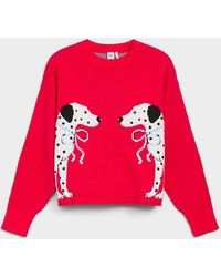 Twik - Patterned Rolled Hem Sweater - Lyst
