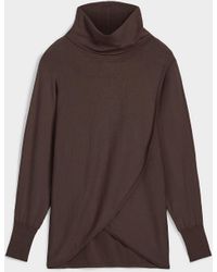 Contemporaine - Draped Tunic Sweater - Lyst