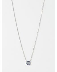 Simon's - Evil Eye Silver Chain - Lyst