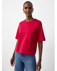 Benetton - Ribbed Crew Neck Boxy - Lyst