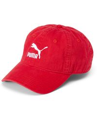 puma red caps