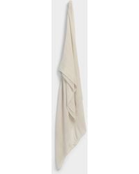 Simon's - Rolled Trim Solid Scarf - Lyst