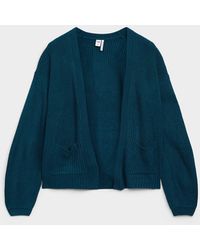 Twik - Shaker Rib Open Cardigan - Lyst