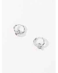 Simon's - Pendant Ring Hoops - Lyst
