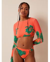Maaji - Coral Look Knotted Accent Cheeky Bottom Reversible Design - Lyst