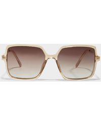 Simon's - Sabrina Polarized Square Sunglasses - Lyst