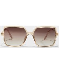 Simon's - Sabrina Polarized Square Sunglasses - Lyst