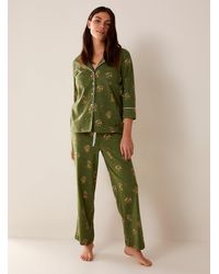 Miiyu - Patterned Organic Cotton Pyjama Set - Lyst