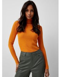 Orange Turtlenecks for Women | Lyst