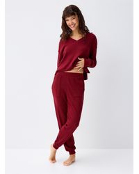 Miiyu - Waffled Patch Pockets Lounge jogger - Lyst
