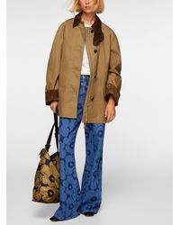 Marimekko - Essee Floral Corduroy Cuff Coat - Lyst