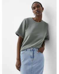 Contemporaine - Rolled Sleeves Peach - Lyst