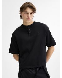 Djab - Solid Waffle Henley T - Lyst