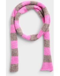 Simon's - Striped Fuzzy - Lyst
