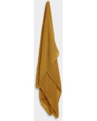 Simon's - Rolled Trim Solid Scarf - Lyst