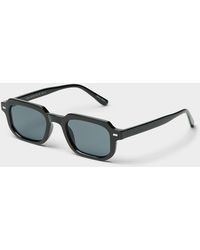 Simon's - Angular Rectangular Sunglasses - Lyst
