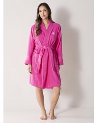 Ralph Lauren - Twisted Accent Bouclé Terry Robe - Lyst