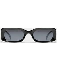 Simon's - Abigail Narrow Rectangular Sunglasses - Lyst