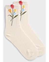 Simon's - Tulip Socks - Lyst