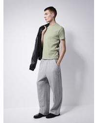 Le 31 - Etched Stripe Terry T - Lyst