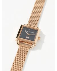 ted baker ladies mesh watch