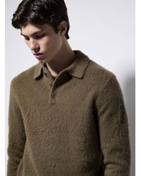 Le 31 - Brushed Wool Polo - Lyst
