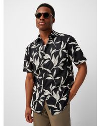 Le 31 - Featherweight Floral Shirt Modern Fit - Lyst