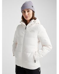 north face white coat