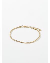 Simon's - Twisted Ankle Chain - Lyst