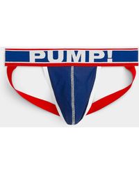 Pump! Big League Jockstrap - Blue
