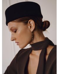 Simon's - Pure Wool Pillbox Hat - Lyst