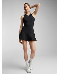 adidas - Racerback Dress With Biker Short - Lyst