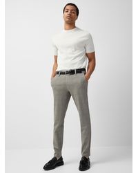Only & Sons - Neutral Check Mark Pant Tapered Fit - Lyst