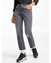 levi's static noise wedgie straight leg jeans