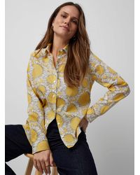 Contemporaine - Silky Blooming Shirt Made With Liberty Fabric - Lyst