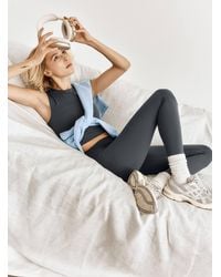 I.FIV5 - Velvety Solid Cropped Tank - Lyst